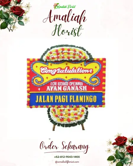 Sewa Papan Bunga Puncak Kemuning